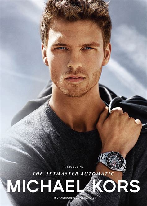 Benjamin Eidem Poses for Michael Kors’ Watches Campaign